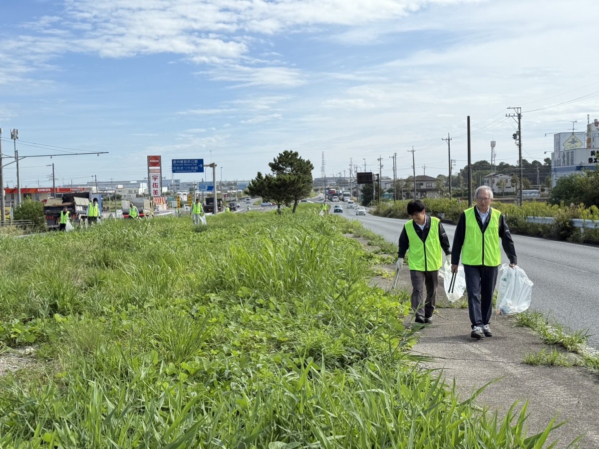 第3回　国道1号浜松バイパス清掃活動（中田島交差点周辺）