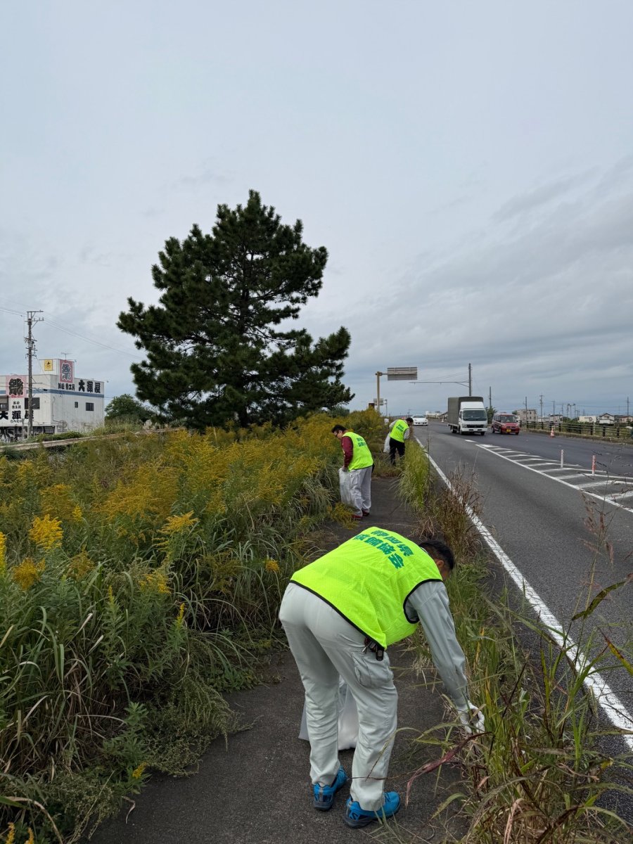 第2回　国道1号浜松バイパス清掃活動（中田島交差点周辺）